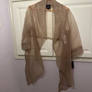 ADRIANNA‎ PAPELL Shaw Brown Size M